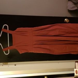 Midi dress with pockets